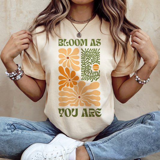 BLOOM AS YOU ARE TEE